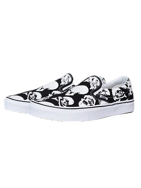 Кроссовки slip-on 'skulls' Vans — изображение 3 из 4, черный