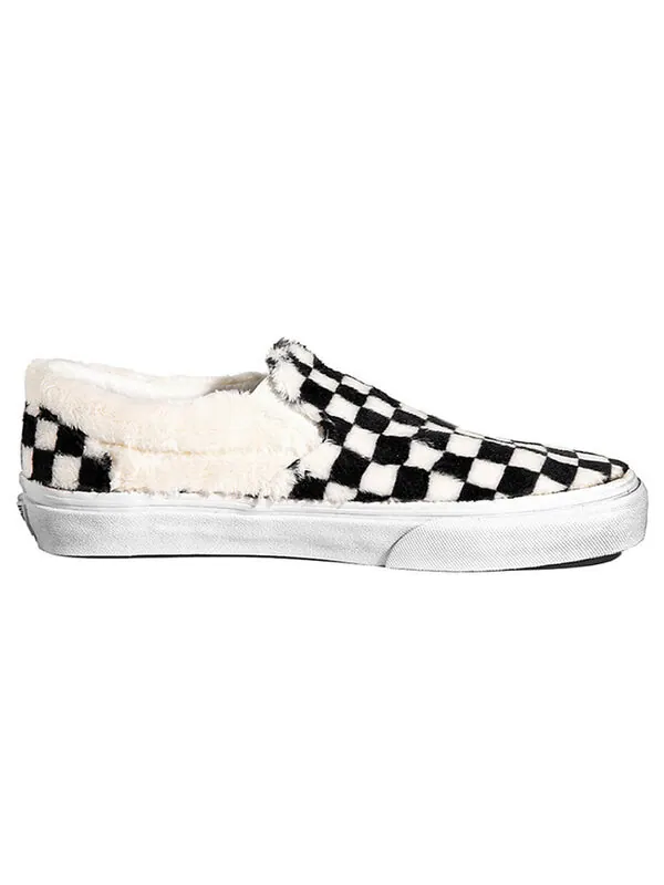 Кроссовки classic slip-on 'sherpa' Vans — изображение 2 из 4, черный
