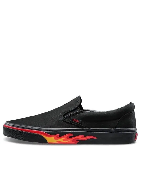Кроссовки slip-on 'flame wall' Vans — изображение 1 из 1, черный