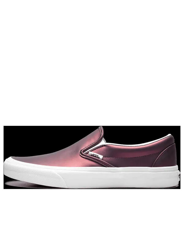 Кроссовки classic slip-on 'muted metallic - red' Vans — изображение 1 из 4, красный