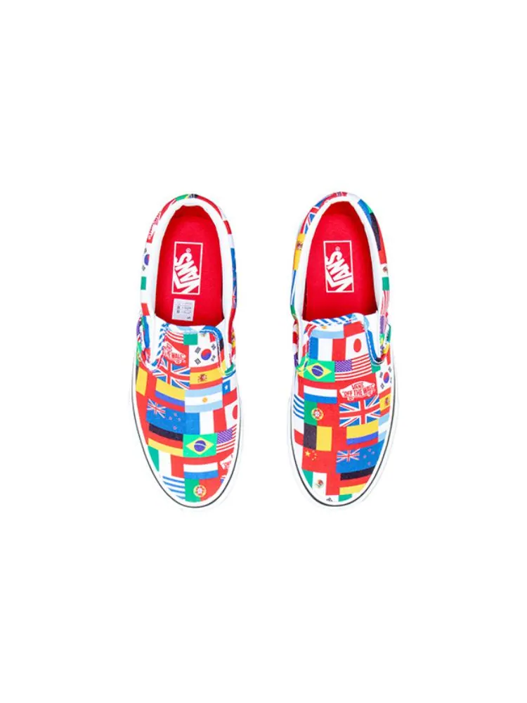 Кроссовки Vans slip-on International Flags 'Multi-color' — изображение 3 из 4, мульти