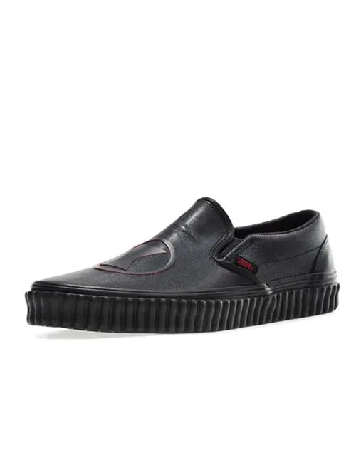Кроссовки marvel x slip-on 'black widow' Vans — изображение 2 из 4, черный
