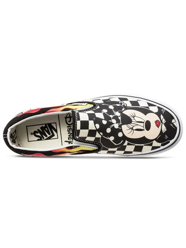 Кроссовки disney x slip-on 'mickey & minnie' Vans — изображение 3 из 4, черный