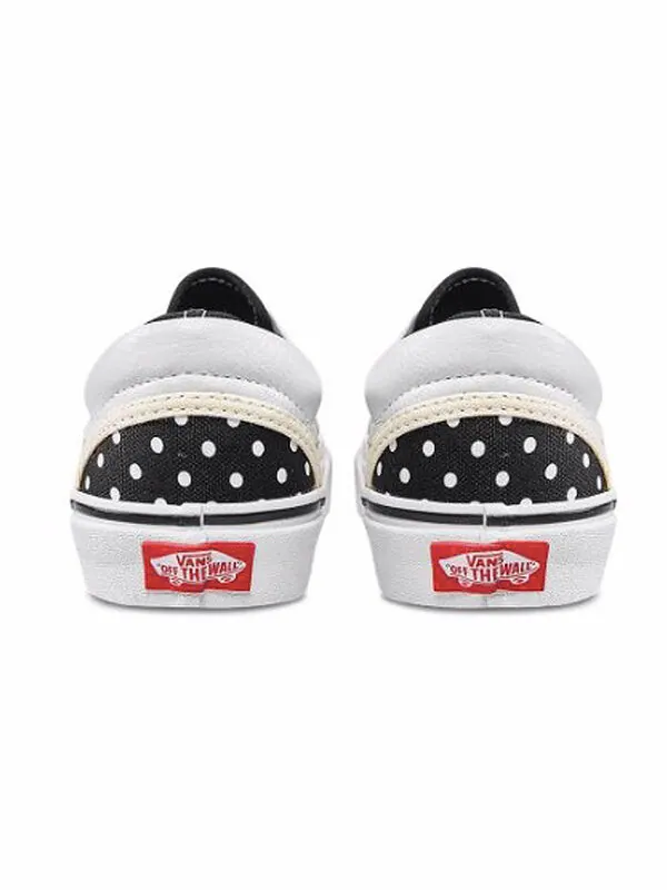 Кроссовки classic slip-on 'black white sail' Vans — изображение 4 из 4, черный/белый