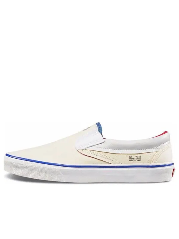 Кроссовки classic slip-on 'sail white' Vans — изображение 1 из 4, белый