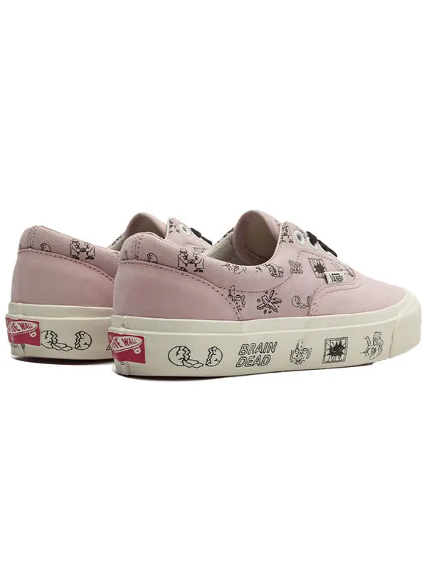 Кроссовки brain dead x era lx 'pink' Vans — изображение 4 из 4, розовый