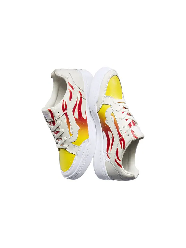 Кроссовки highland flame white Vans — изображение 3 из 4, красный