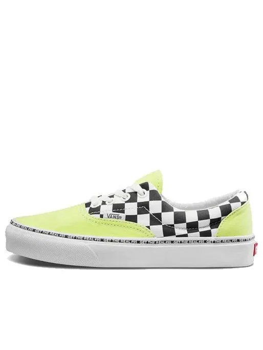Кроссовки era 'get the real #95 - sunny lime checkerboard' Vans — изображение 1 из 4, желтый