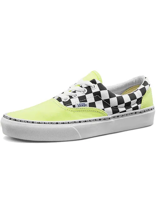 Кроссовки era 'get the real #95 - sunny lime checkerboard' Vans — изображение 2 из 4, желтый
