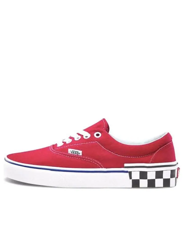 Кроссовки era 'check block - tango red' Vans — изображение 1 из 4, красный