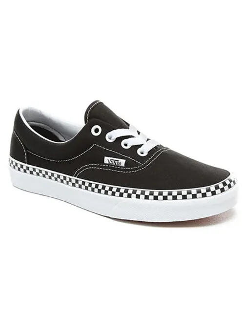 Кроссовки era 'check foxing - black' Vans — изображение 3 из 4, черный