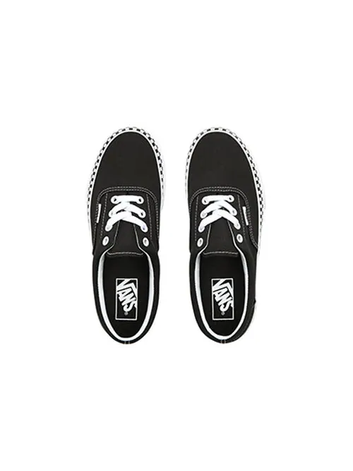 Кроссовки era 'check foxing - black' Vans — изображение 4 из 4, черный