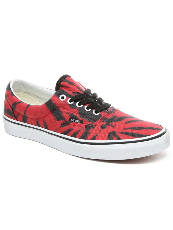 Кроссовки era 'tie-dye - tango red' Vans — изображение 3 из 4, черный/красный