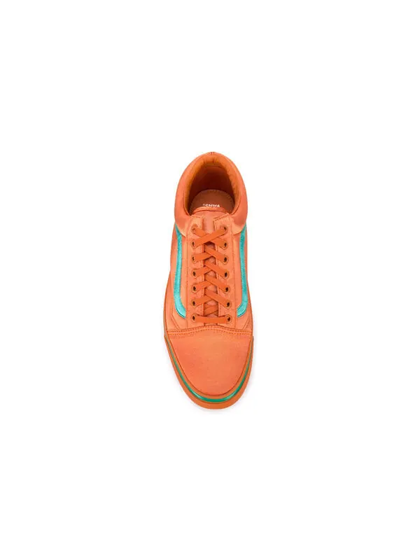 Кроссовки opening ceremony x old skool satin 'burnt orange' Vans — изображение 3 из 4, оранжевый/зеленый