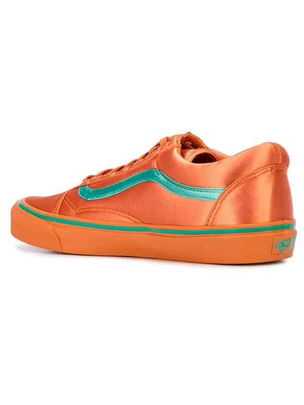 Кроссовки opening ceremony x old skool satin 'burnt orange' Vans — изображение 4 из 4, оранжевый/зеленый
