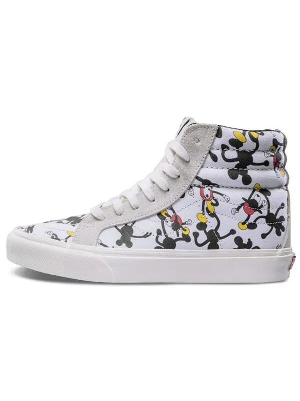 Кроссовки disney x geoff mcfetridge x sk8-hi 'mickey's 90th' Vans — изображение 2 из 4, белый