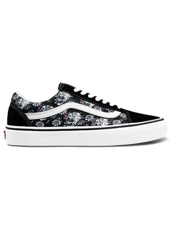Кроссовки old skool 'flash skulls' Vans — изображение 2 из 4, черный/белый