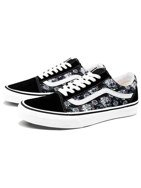 Кроссовки old skool 'flash skulls' Vans — изображение 3 из 4, черный/белый