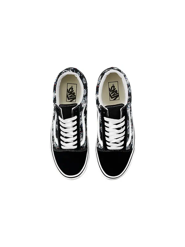 Кроссовки old skool 'flash skulls' Vans — изображение 4 из 4, черный/белый