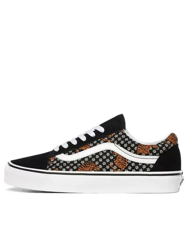 Кроссовки old skool 'tiger floral' Vans — изображение 1 из 4, черный/желтый/белый