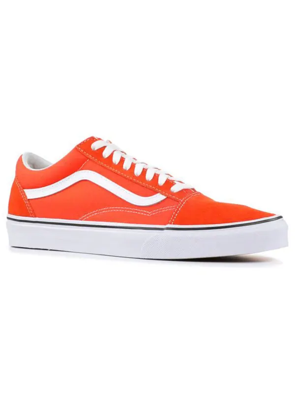 Кроссовки old skool 'flame' Vans — изображение 2 из 4, оранжевый/белый
