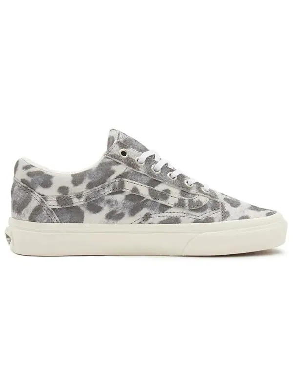 Кроссовки old skool 'hairy suede - leopard' Vans — изображение 3 из 4, серый/белый