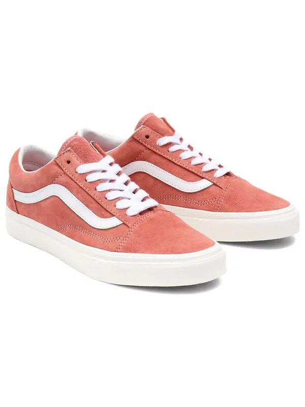 Кроссовки pig suede old skool sneakers red Vans — изображение 3 из 4, красный