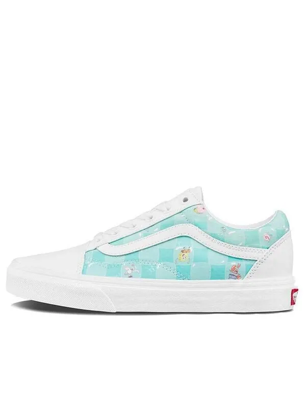 Кроссовки spongebob squarepants x old skool 'bikini bubble' Vans — изображение 1 из 4, белый/синий