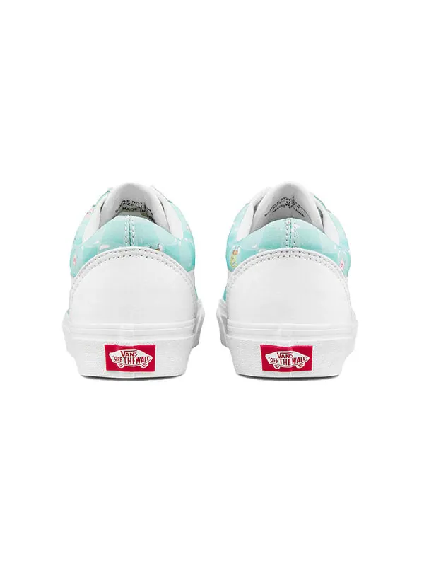 Кроссовки spongebob squarepants x old skool 'bikini bubble' Vans — изображение 4 из 4, белый/синий