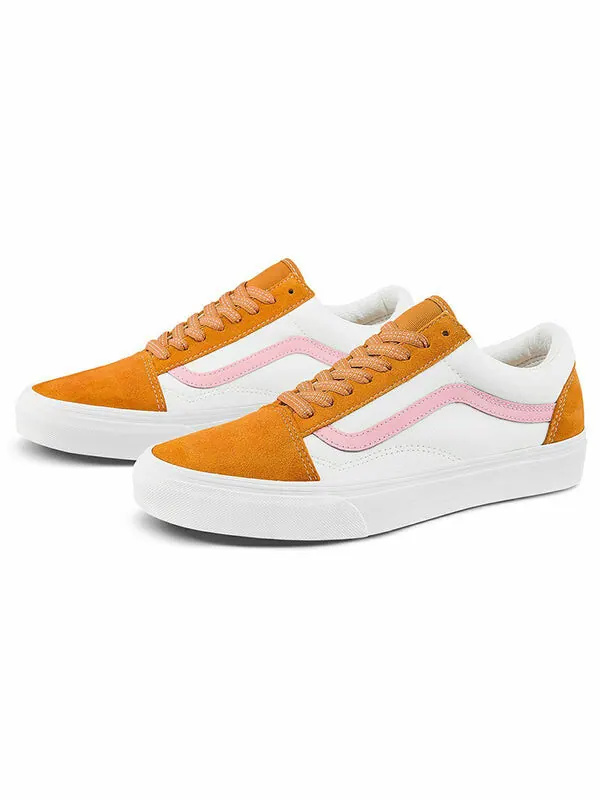 Кроссовки old skool 'sport pop - desert cotton candy' Vans — изображение 2 из 4, белый/желтый