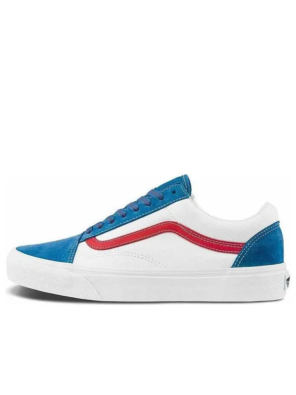 Кроссовки old skool 'sport pop - vallarta blue' Vans — изображение 1 из 4, белый/синий/красный