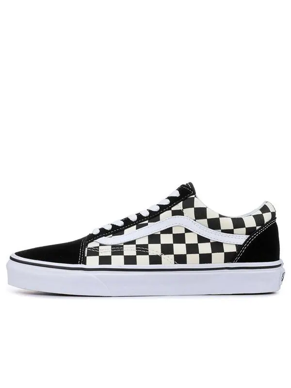 Кроссовки old skool 'black checkerboard' Vans — изображение 1 из 4, черный