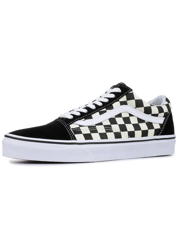 Кроссовки old skool 'black checkerboard' Vans — изображение 2 из 4, черный