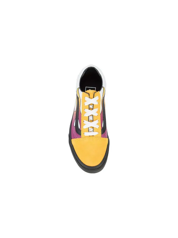 Кроссовки old skool 'flames' Vans — изображение 4 из 4, желтый/черный/фиолетовый