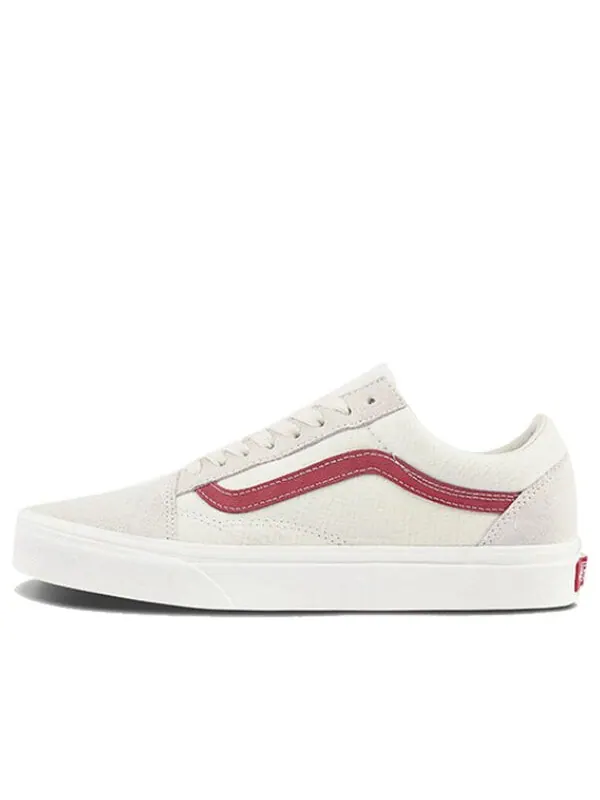 Кроссовки old skool 'rococco' Vans — изображение 1 из 4, белый/красный