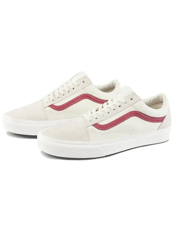 Кроссовки old skool 'rococco' Vans — изображение 3 из 4, белый/красный
