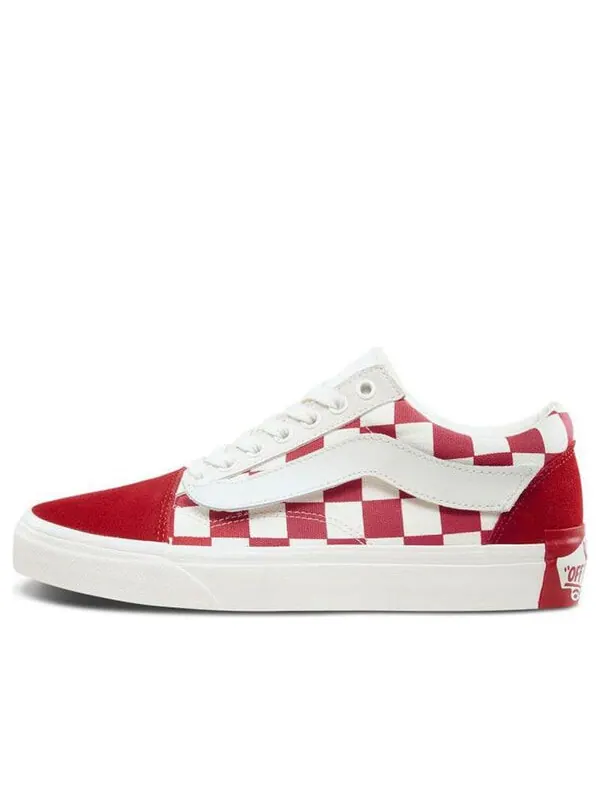 Кроссовки old skool x purlicue 'red white' Vans — изображение 1 из 4, красный/белый