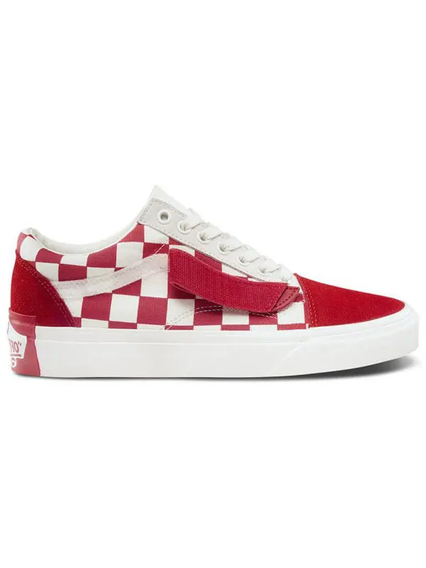 Кроссовки old skool x purlicue 'red white' Vans — изображение 2 из 4, красный/белый