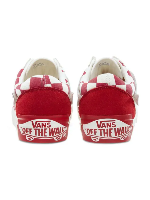 Кроссовки old skool x purlicue 'red white' Vans — изображение 3 из 4, красный/белый