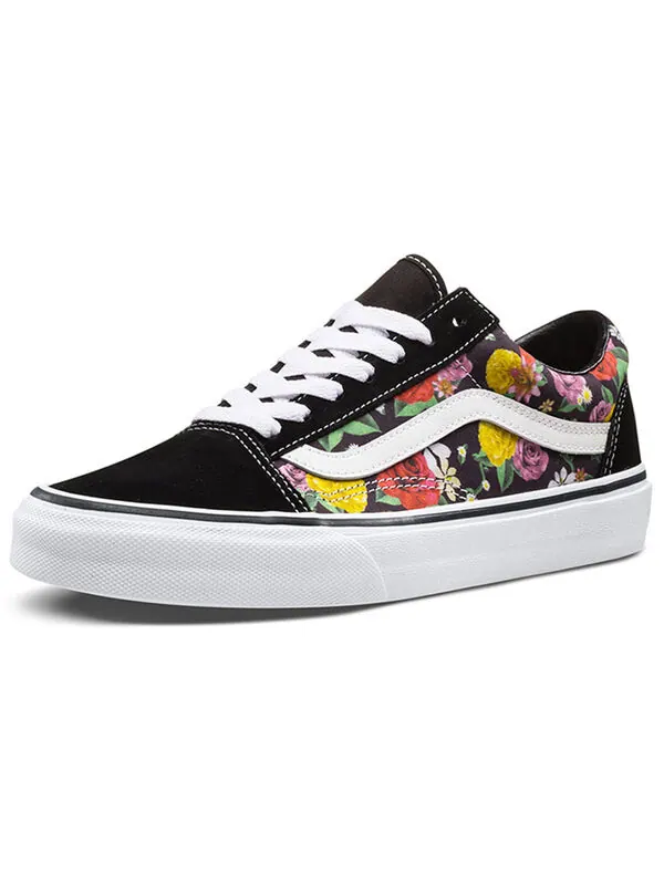 Кроссовки old skool 'lux floral' Vans — изображение 2 из 4, черный