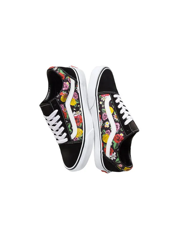 Кроссовки old skool 'lux floral' Vans — изображение 4 из 4, черный