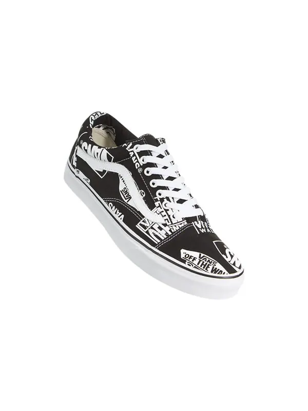 Кроссовки old skool 'logo mix' Vans — изображение 2 из 4, черный
