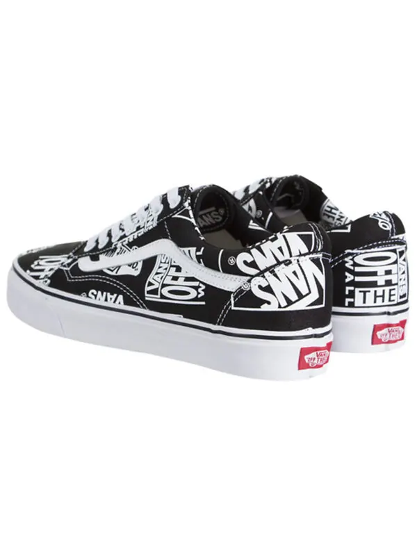 Кроссовки old skool 'logo mix' Vans — изображение 4 из 4, черный