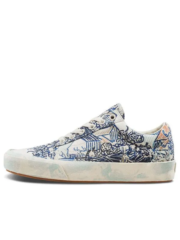 Кроссовки vincent van gogh x old skool 'old vineyard' Vans — изображение 1 из 4, синий/белый