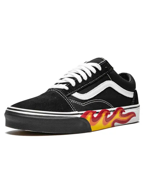 Кроссовки old skool 'flame cut out' Vans — изображение 2 из 4, черный