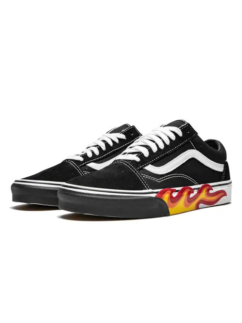 Кроссовки old skool 'flame cut out' Vans — изображение 3 из 4, черный