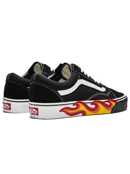 Кроссовки old skool 'flame cut out' Vans — изображение 4 из 4, черный