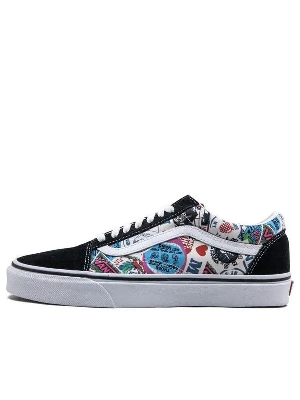 Кроссовки old skool 'stickers' Vans — изображение 1 из 4, черный