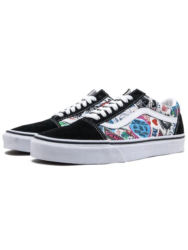 Кроссовки old skool 'stickers' Vans — изображение 3 из 4, черный
