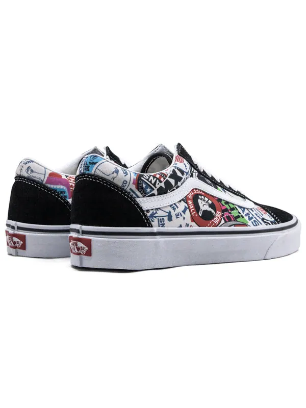 Кроссовки old skool 'stickers' Vans — изображение 4 из 4, черный